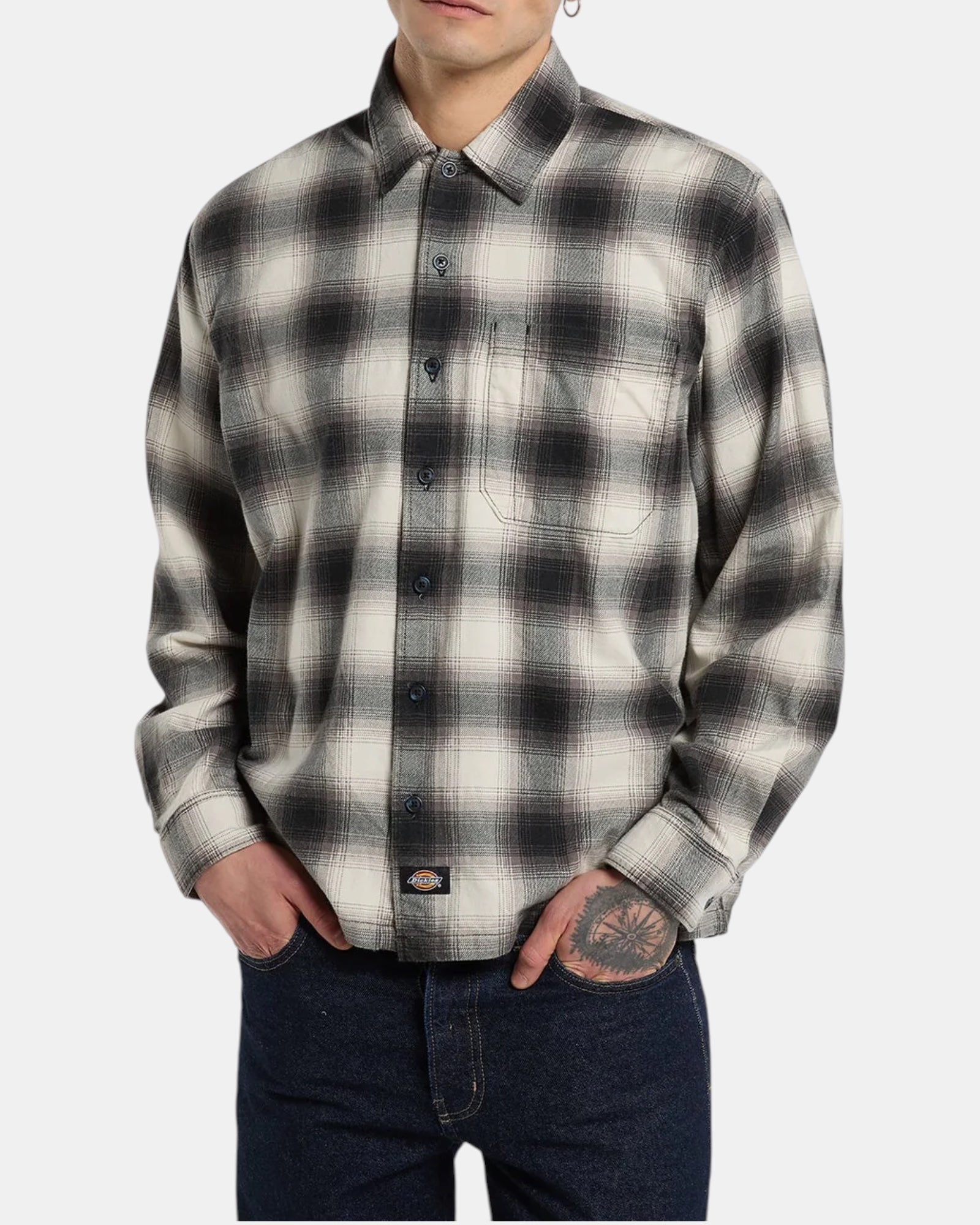 Dickies Gulfport – Camicia in flanella a quadri Nera