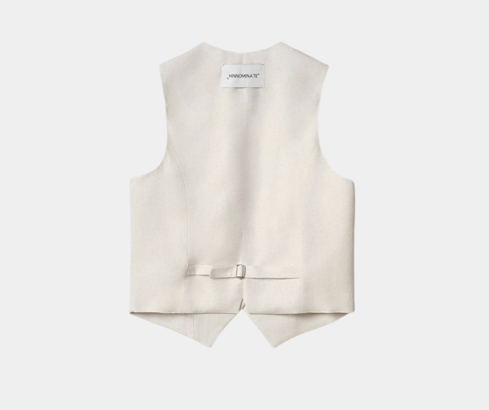 HINNOMINATE GILET IN LINO W01842