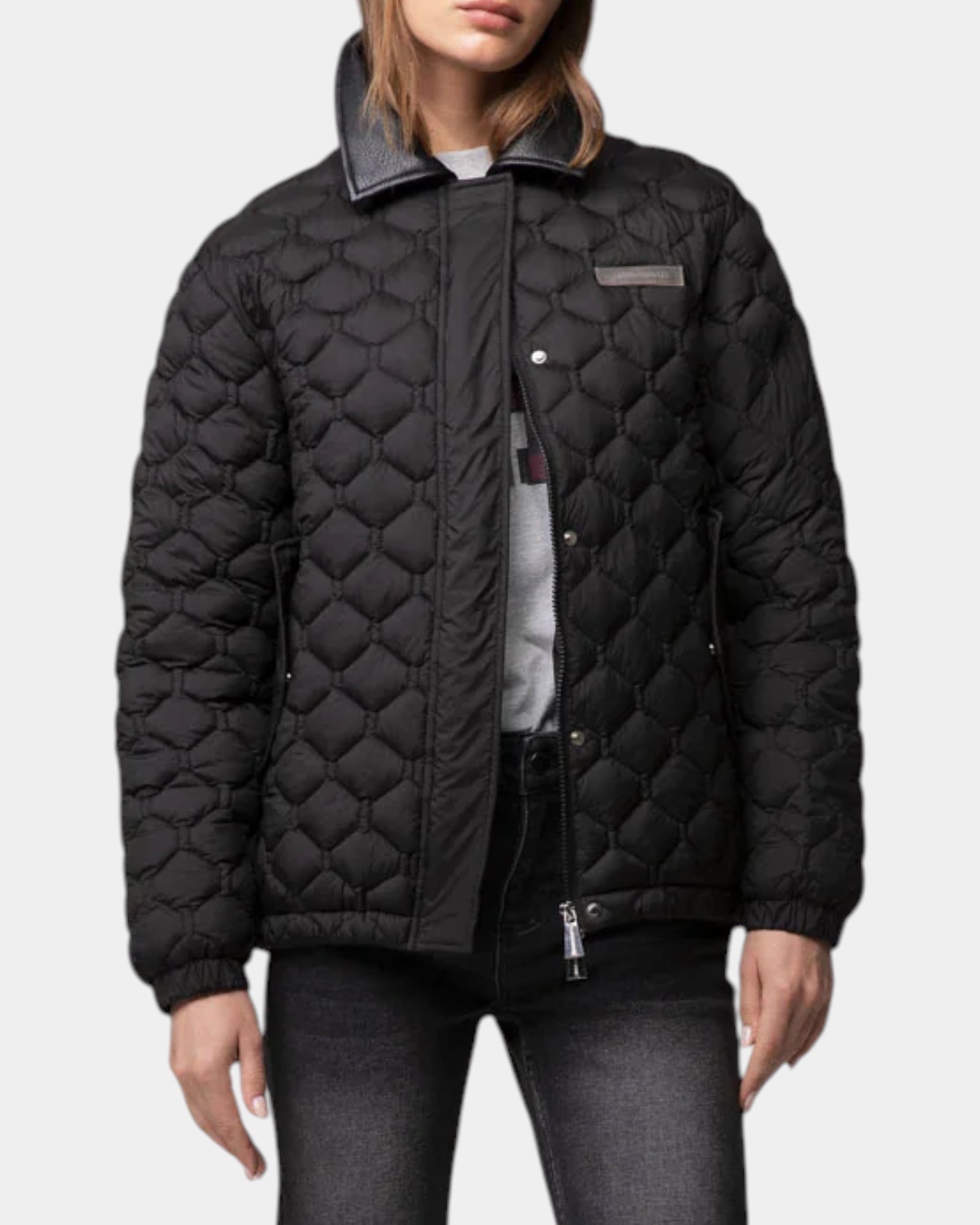 Hinnominate – Bomber trapuntato Nero