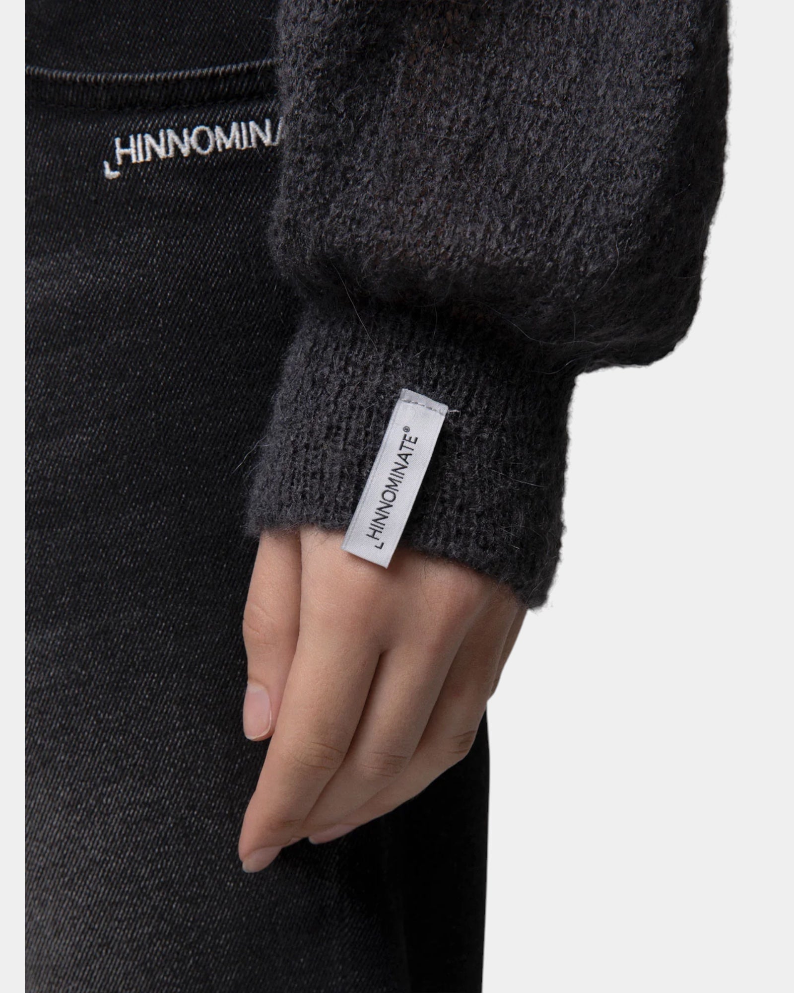Hinnominate – Maglia con scollo a V misto mohair