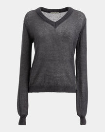 Hinnominate – Maglia con scollo a V misto mohair
