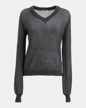 Hinnominate – Maglia con scollo a V misto mohair