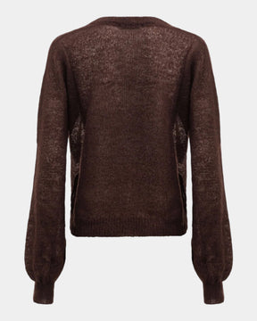 Hinnominate – Maglia con scollo a V misto mohair