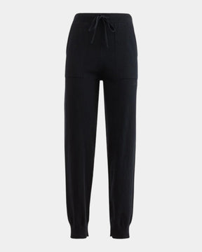 Hinnominate – Pantalone jogging in maglia di cotone Nero