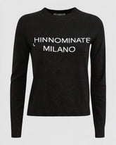Hinnominate – Maglia paricollo con intarsio