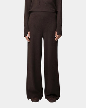 Hinnominate – Pantalone palazzo con nervature in maglia