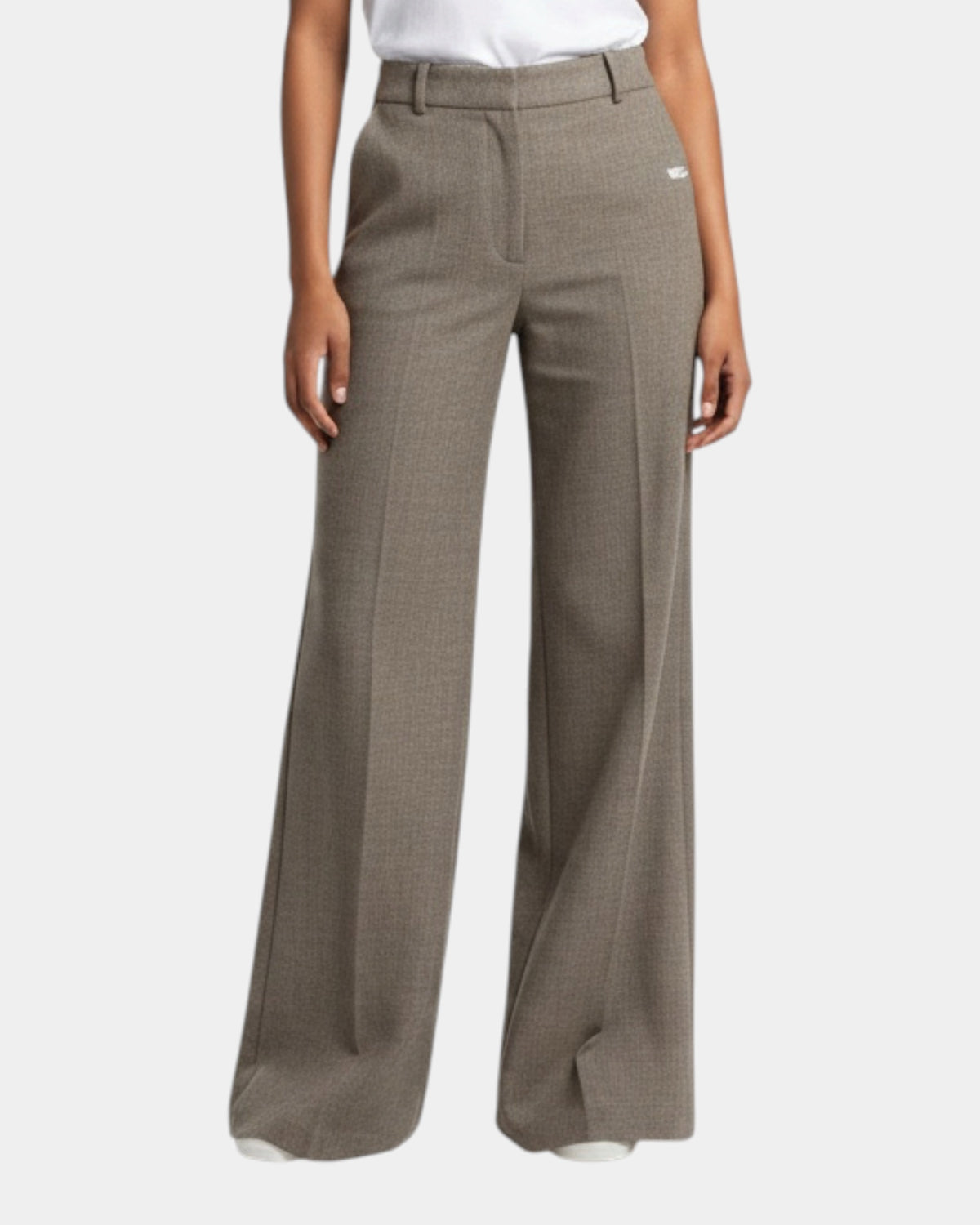 Hinnominate – Pantalone flare a zampa Beige