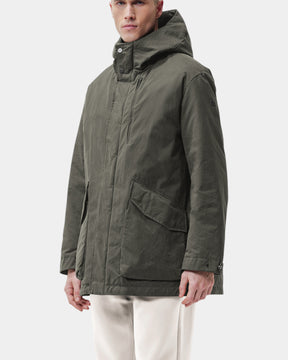 Duno Hoshi – Parka con cappuccio in cotone tecnico