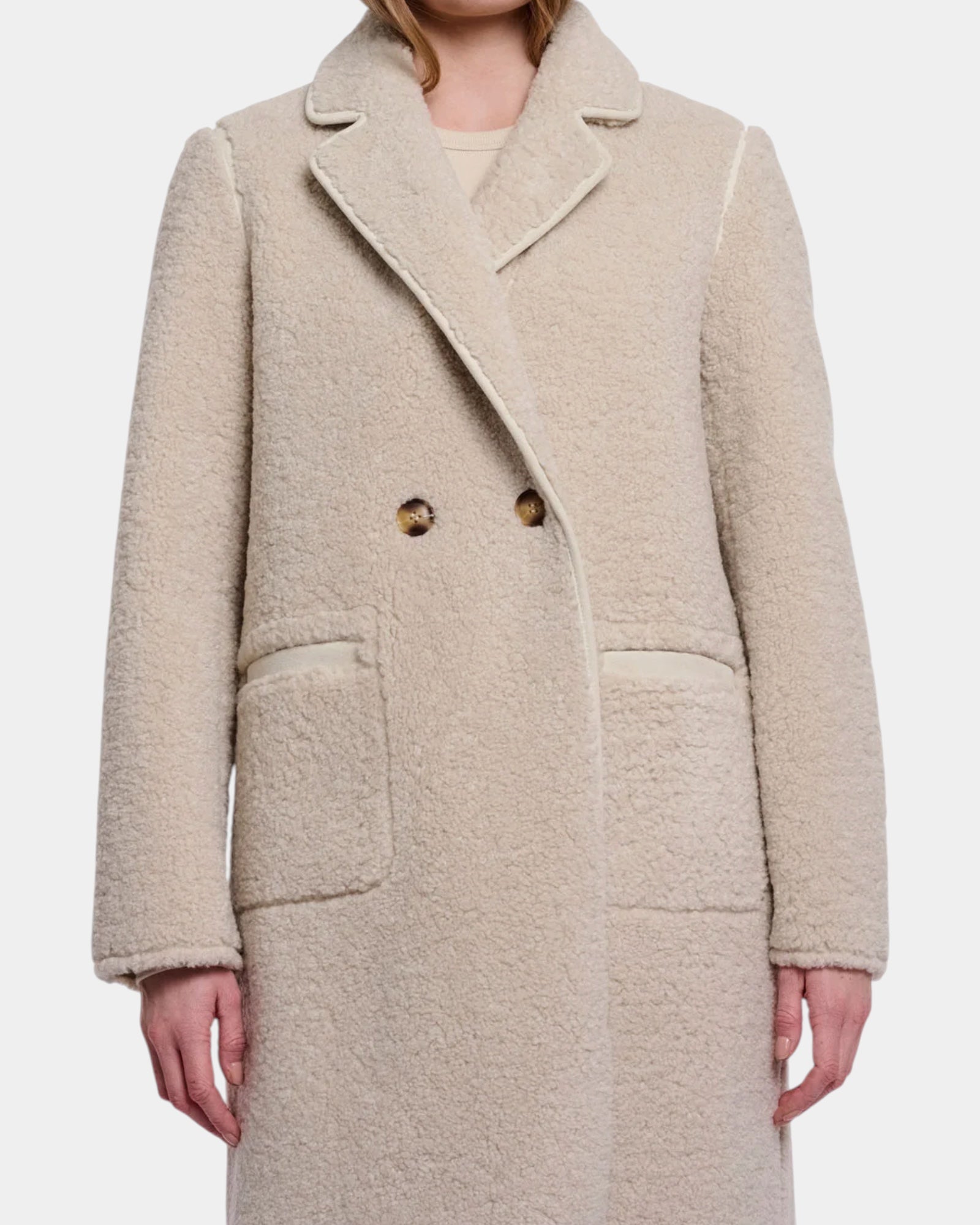 Rino & Pelle – Cappotto reversibile Juna scamosciato