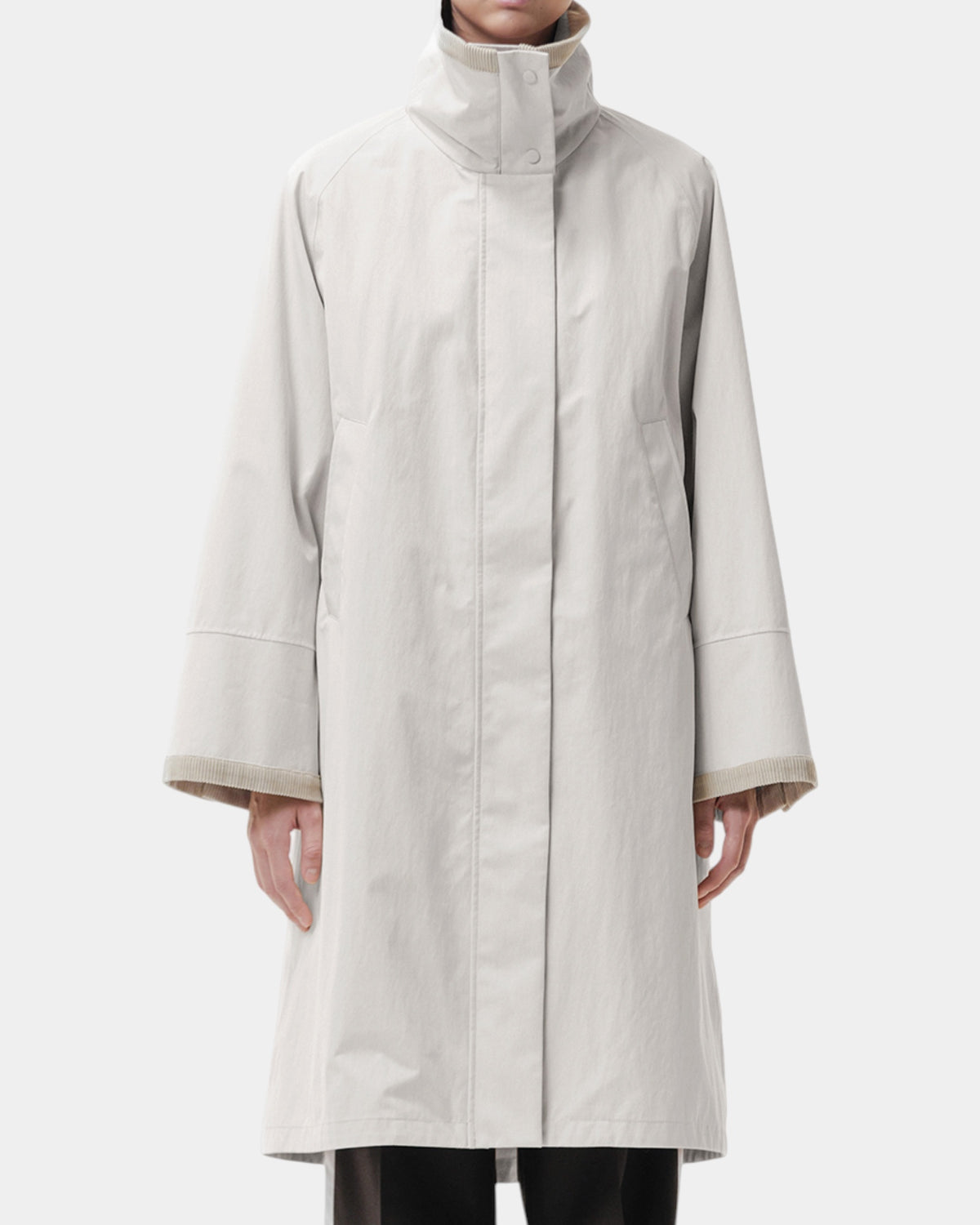 Duno Karla – Giacca lunga impermeabile con interno staccabile