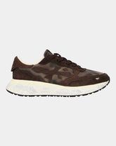 Premiata Lauryn 8548 – Sneaker in suede e tessuto Marrone animalier