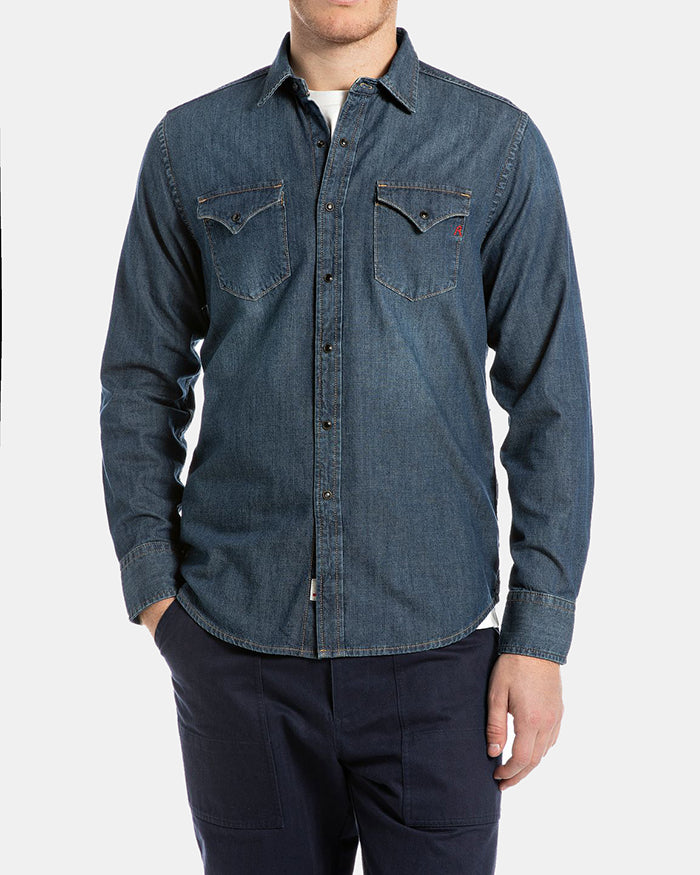 REPLAY CAMICIA DENIM  - M4860T-26C