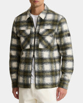 Barbour International Clayton – Overshirt in pile a quadri