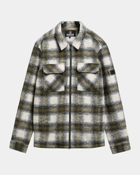 Barbour International Clayton – Overshirt in pile a quadri