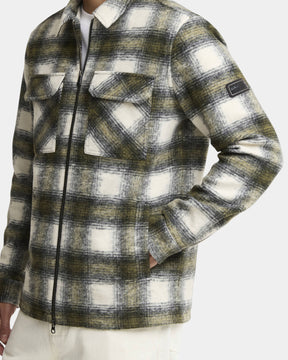 Barbour International Clayton – Overshirt in pile a quadri