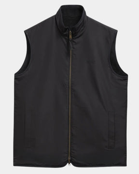 Barbour International – Gilet reversibile in pile Nero