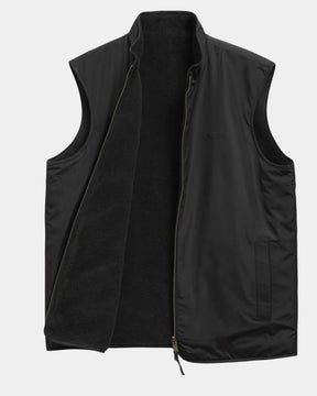 Barbour International – Gilet reversibile in pile Nero