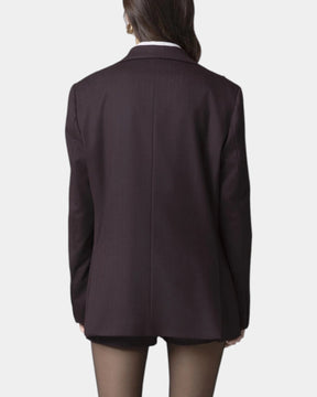 Mar de Margaritas – Giacca doppiopetto oversize Bordeaux