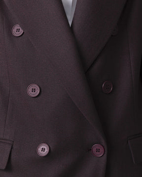 Mar de Margaritas – Giacca doppiopetto oversize Bordeaux