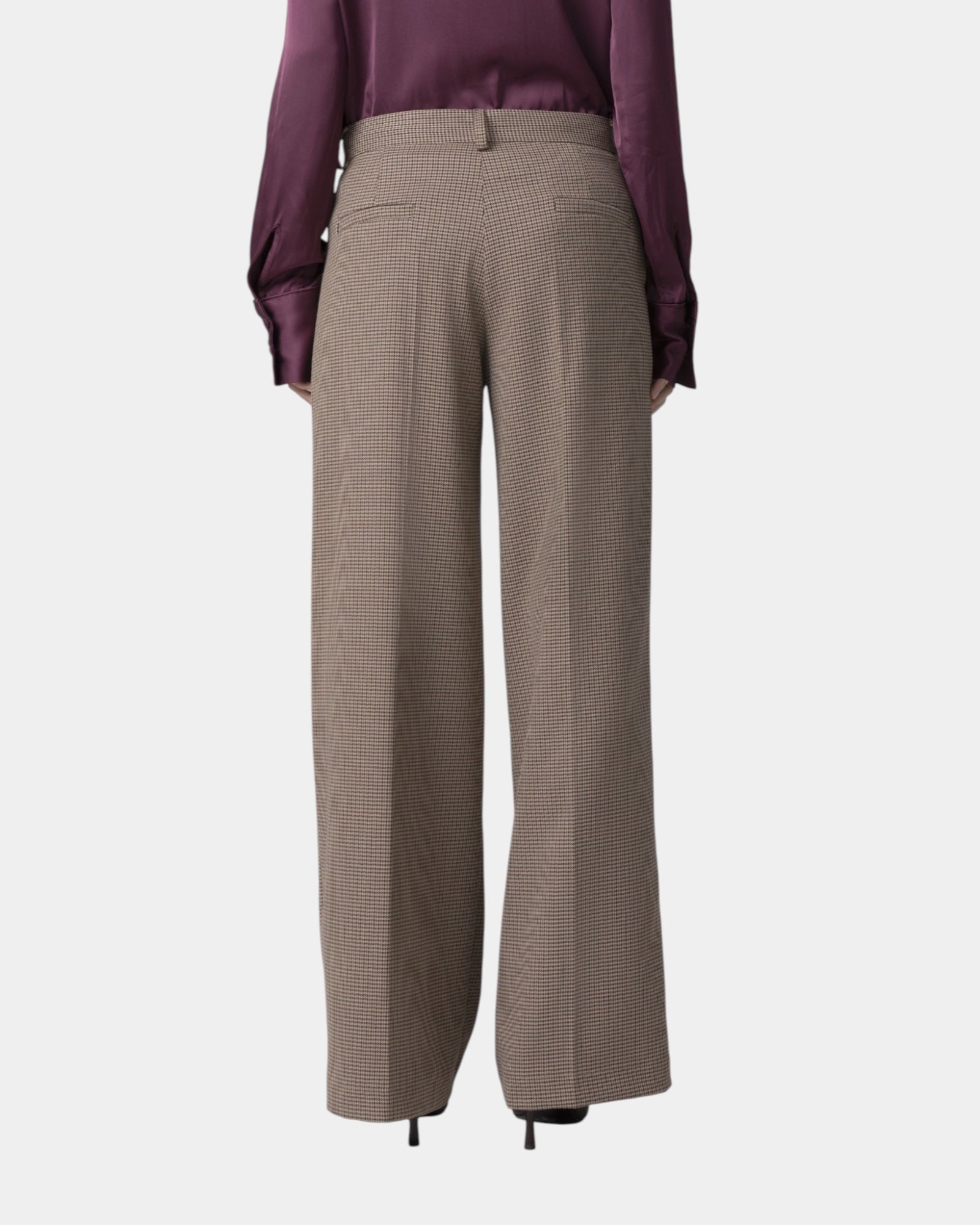 Mar de Margaritas – Pantaloni dritti con pinces