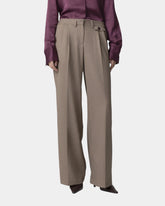 Mar de Margaritas – Pantaloni dritti con pinces