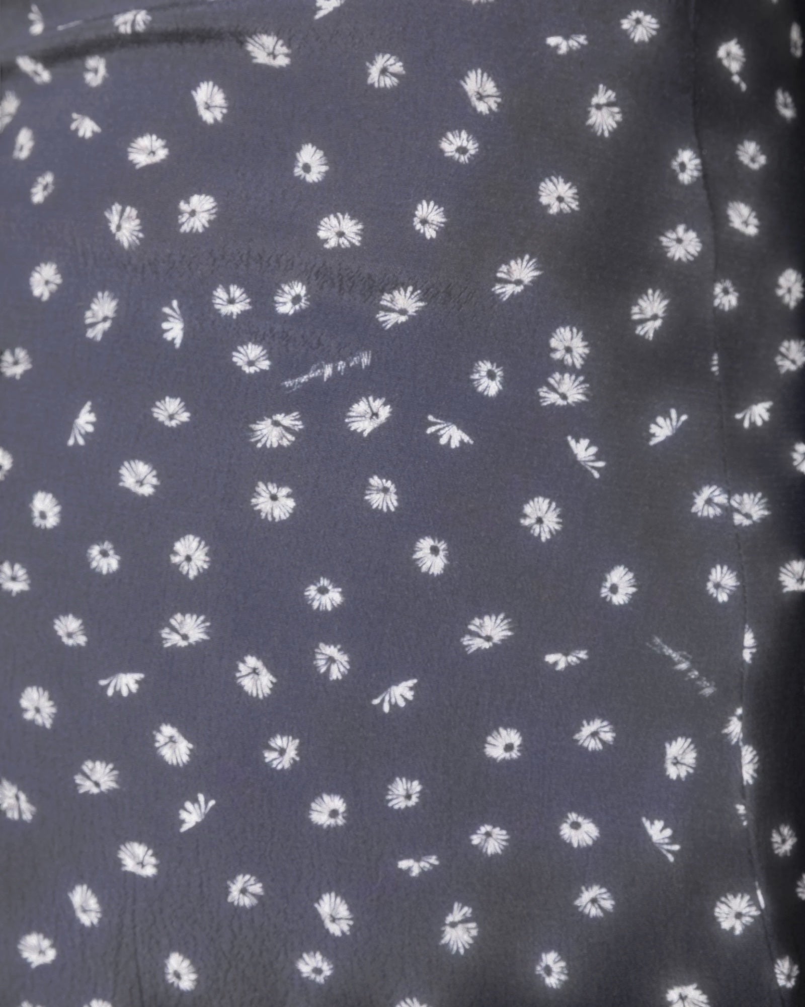 Mar de Margaritas – Abito midi con colletto a camicia Nero