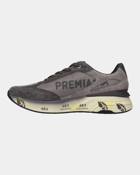 Premiata Moerun 8540 – Sneaker in suede e mesh Grigio/Nero