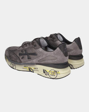 Premiata Moerun 8540 – Sneaker in suede e mesh Grigio/Nero