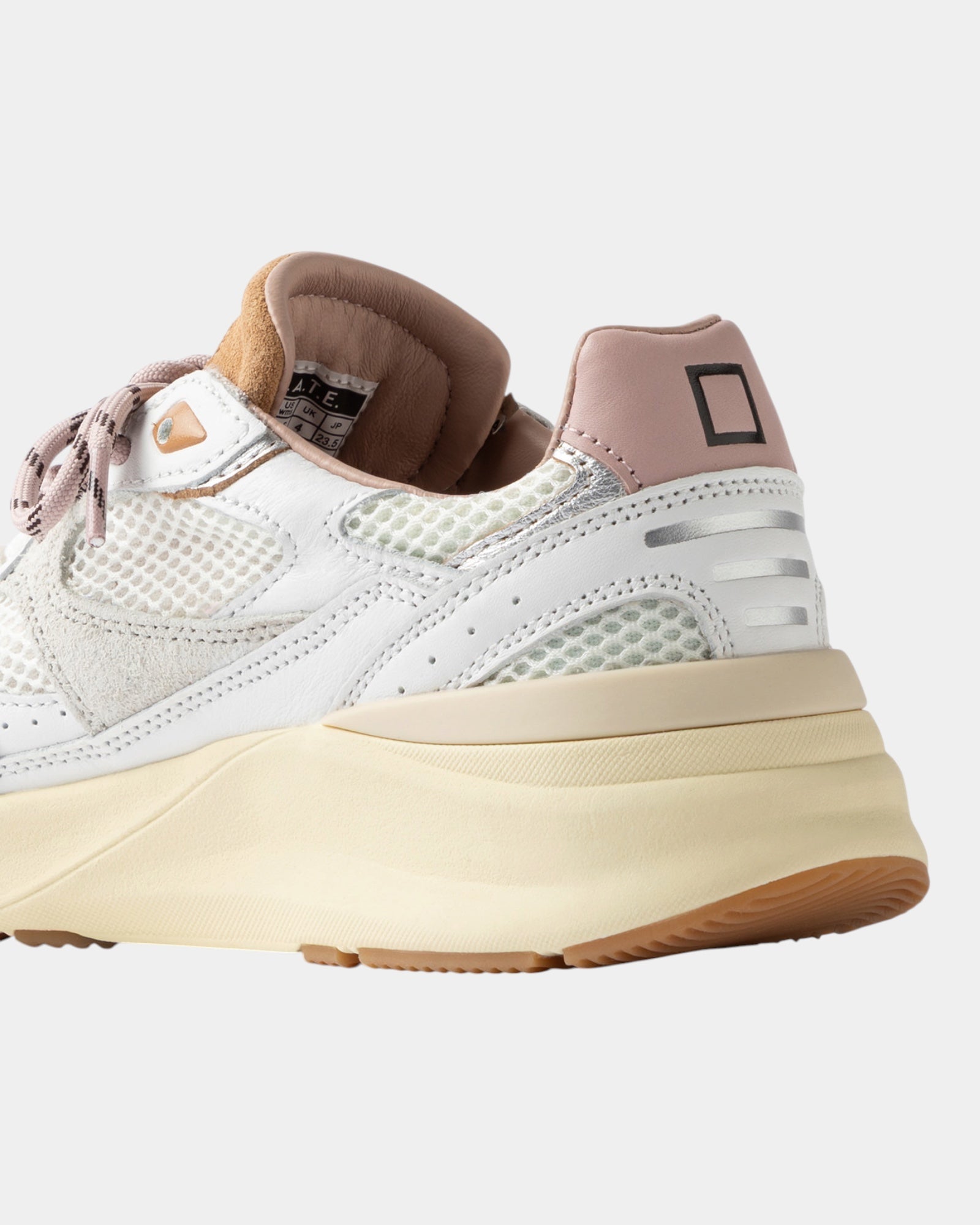D.A.T.E. Sneakers Musa HF Bianco/Rosa