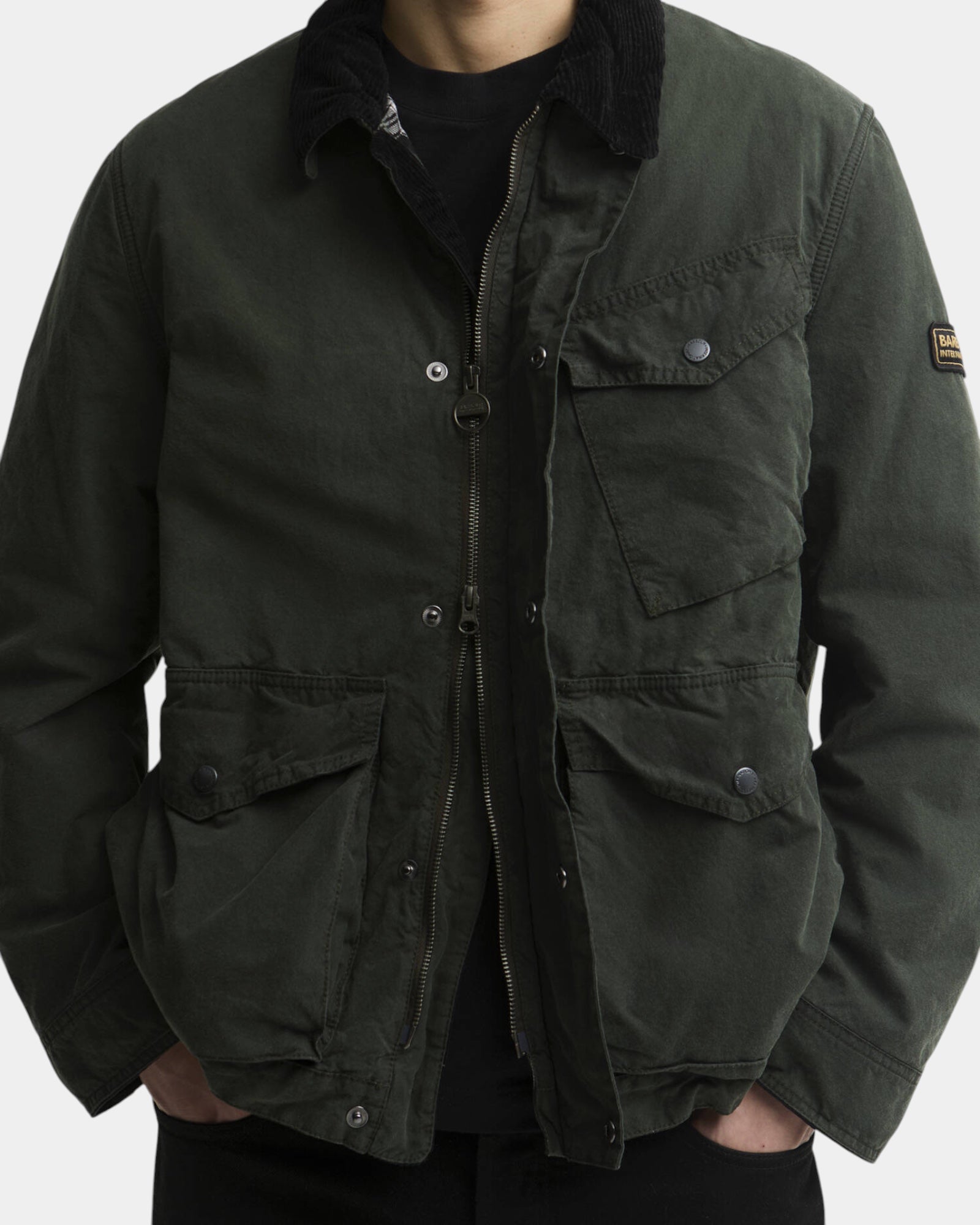 Barbour International Drifter Washed – Giacca cerata invernale