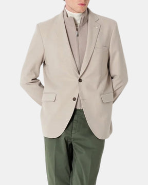 Manuel Ritz – Giacca in flanella stretch con pettorina staccabile