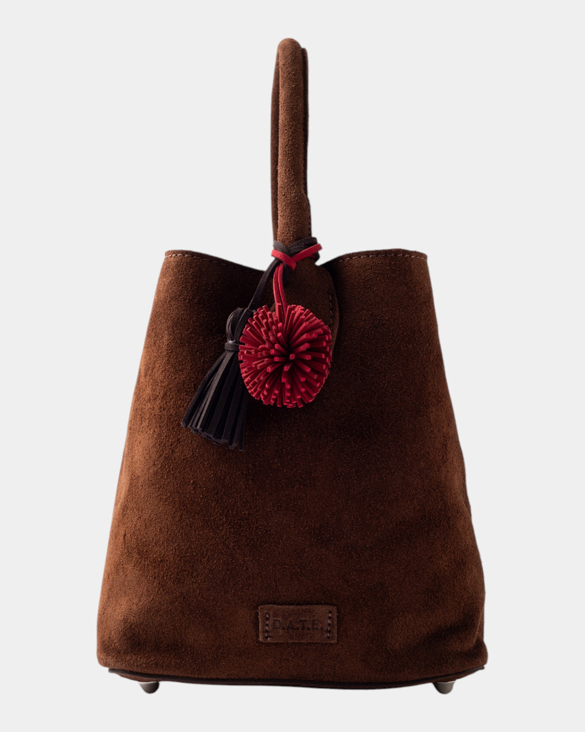 D.A.T.E. Borsa Paniere Bag in Suede Velour