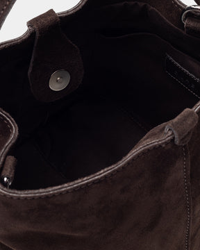 D.A.T.E. Borsa Paniere Bag in Suede Velour
