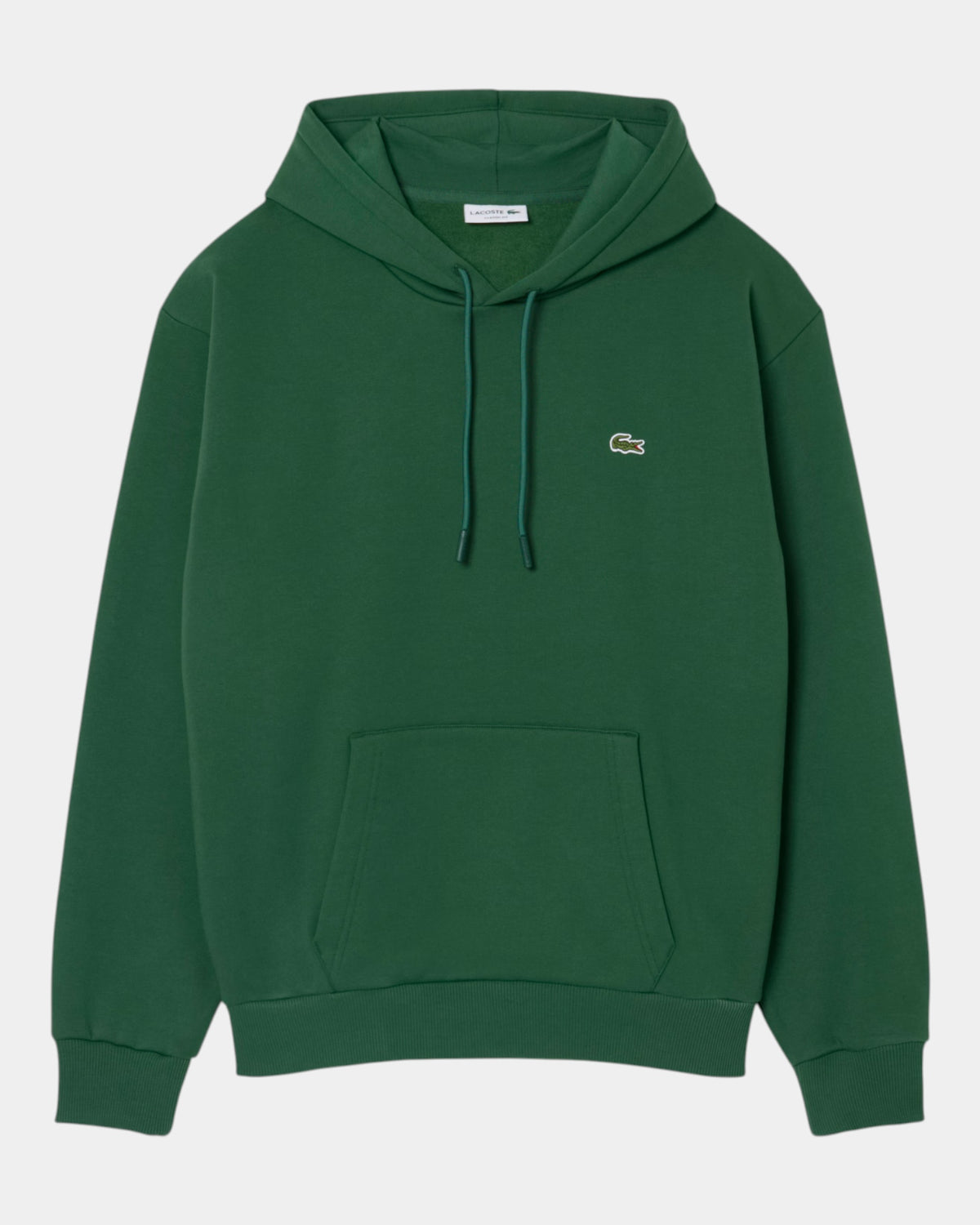 Lacoste felpa con cappuccio in tessuto felpato