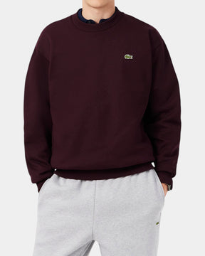 Lacoste Felpa in Cotone - Bordeaux