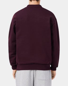 Lacoste Felpa in Cotone - Bordeaux