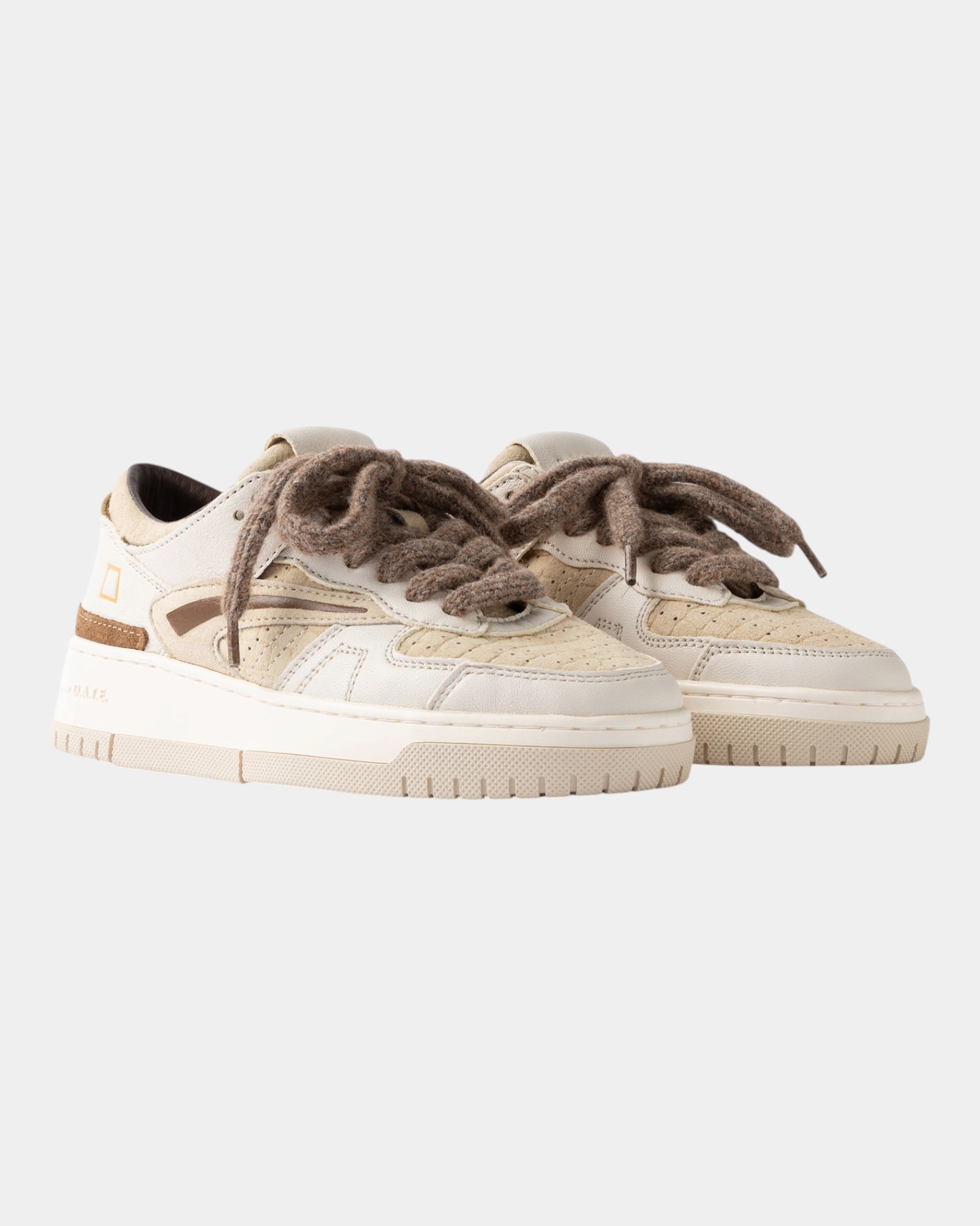 D.A.T.E. Sneakers Torneo Cocco Beige