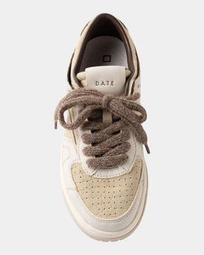 D.A.T.E. Sneakers Torneo Cocco Beige