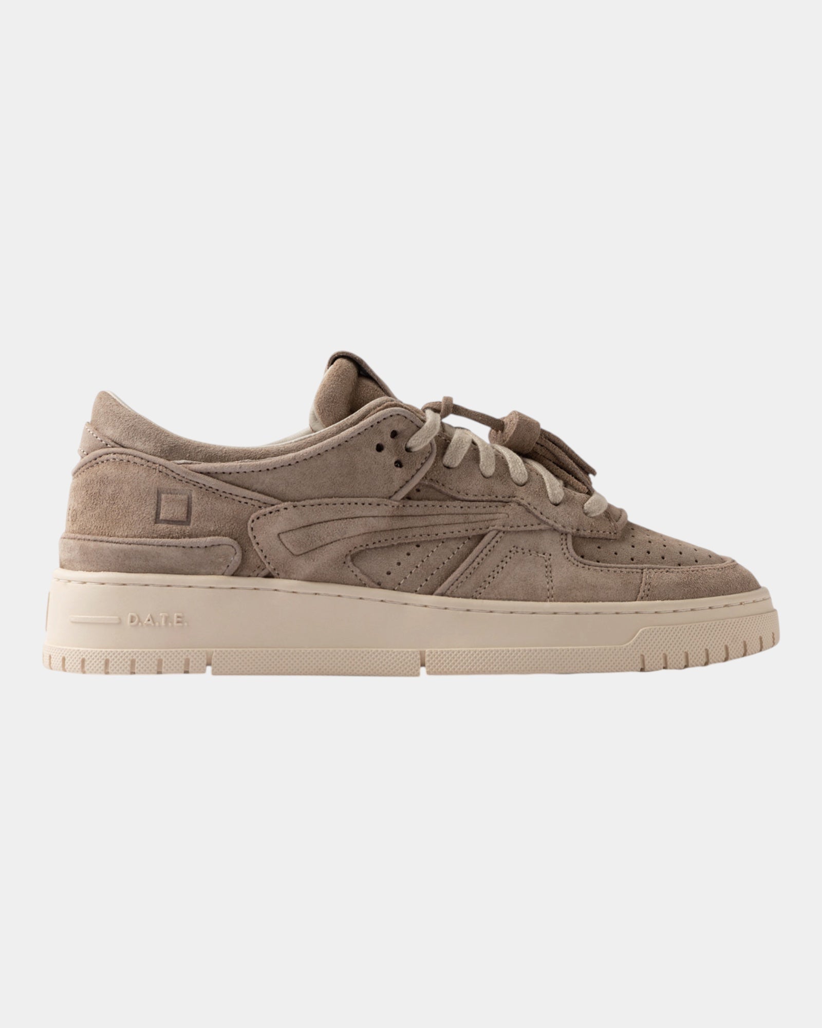 D.A.T.E. Sneakers Torneo Suede Taupe