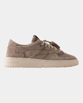 D.A.T.E. Sneakers Torneo Suede Taupe