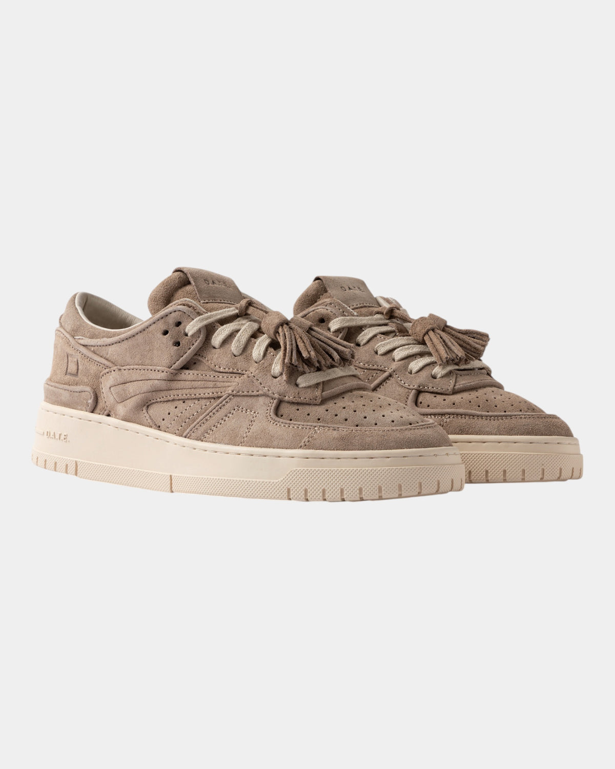 D.A.T.E. Sneakers Torneo Suede Taupe