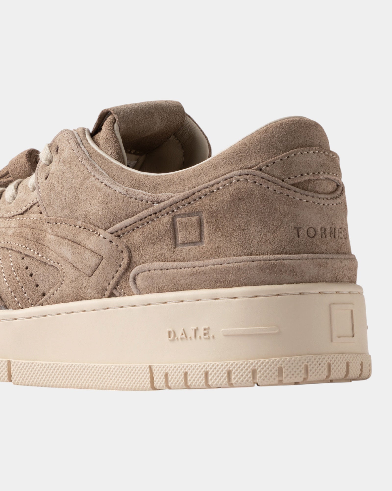 D.A.T.E. Sneakers Torneo Suede Taupe