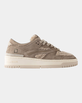 D.A.T.E. Sneakers Torneo Teddy Beige