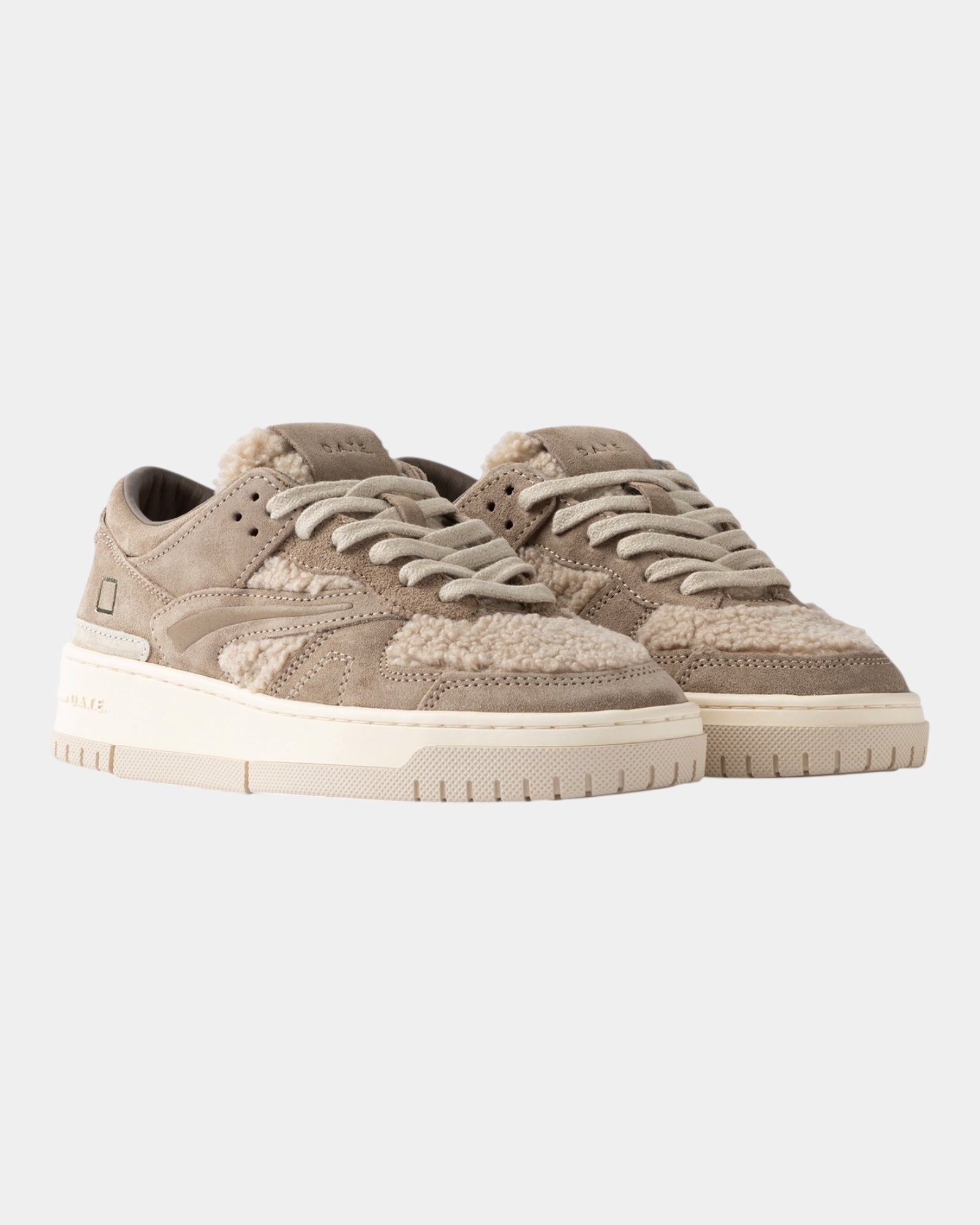 D.A.T.E. Sneakers Torneo Teddy Beige
