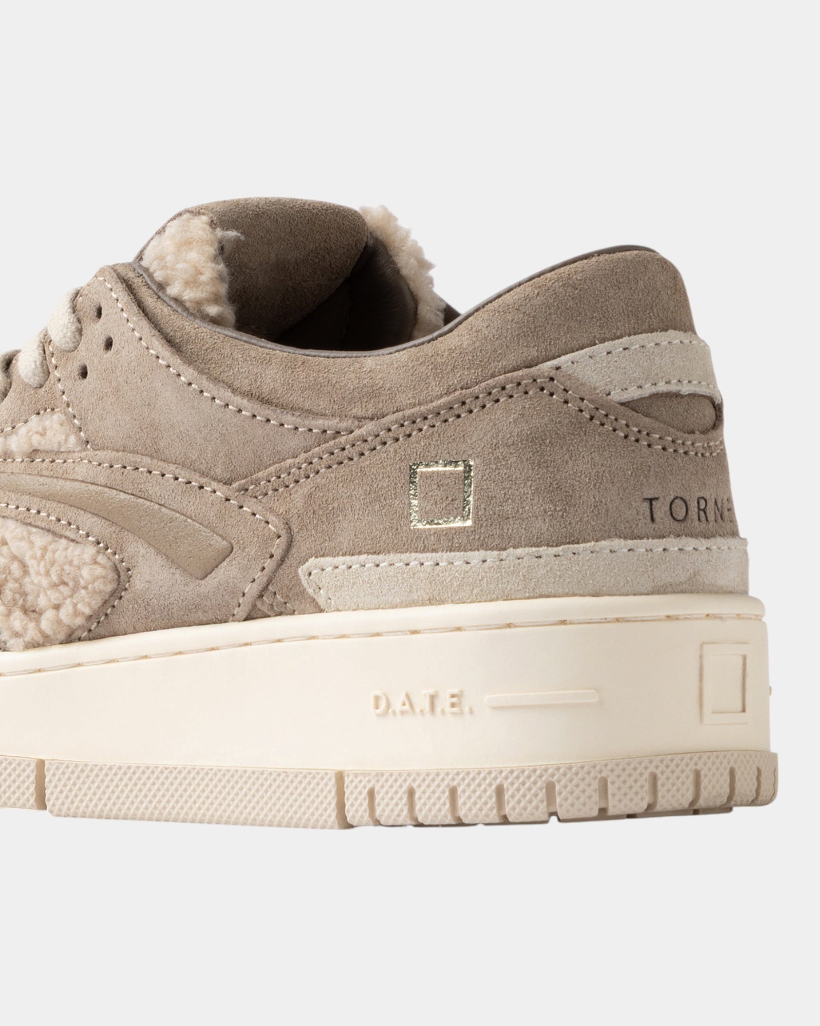 D.A.T.E. Sneakers Torneo Teddy Beige