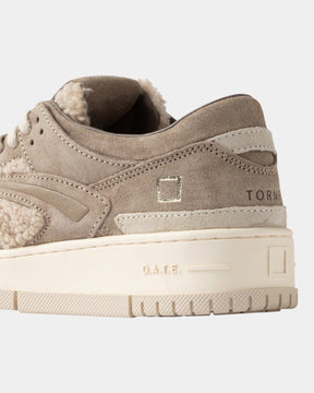 D.A.T.E. Sneakers Torneo Teddy Beige