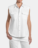 CAMICIA JEANS SMANICATA W2437-011