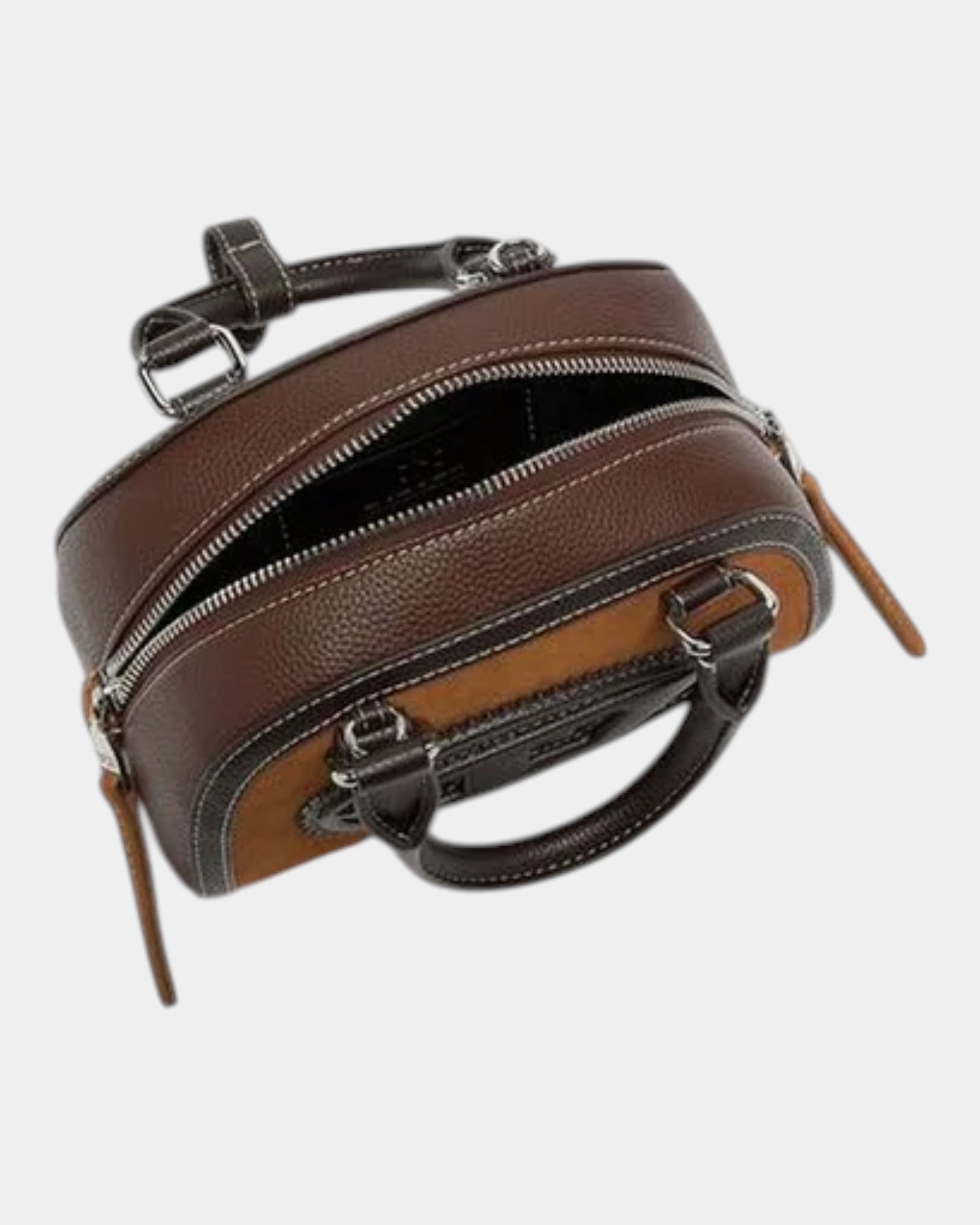 Diesel Mini Borsa 1DR Dome Crossbody Marrone