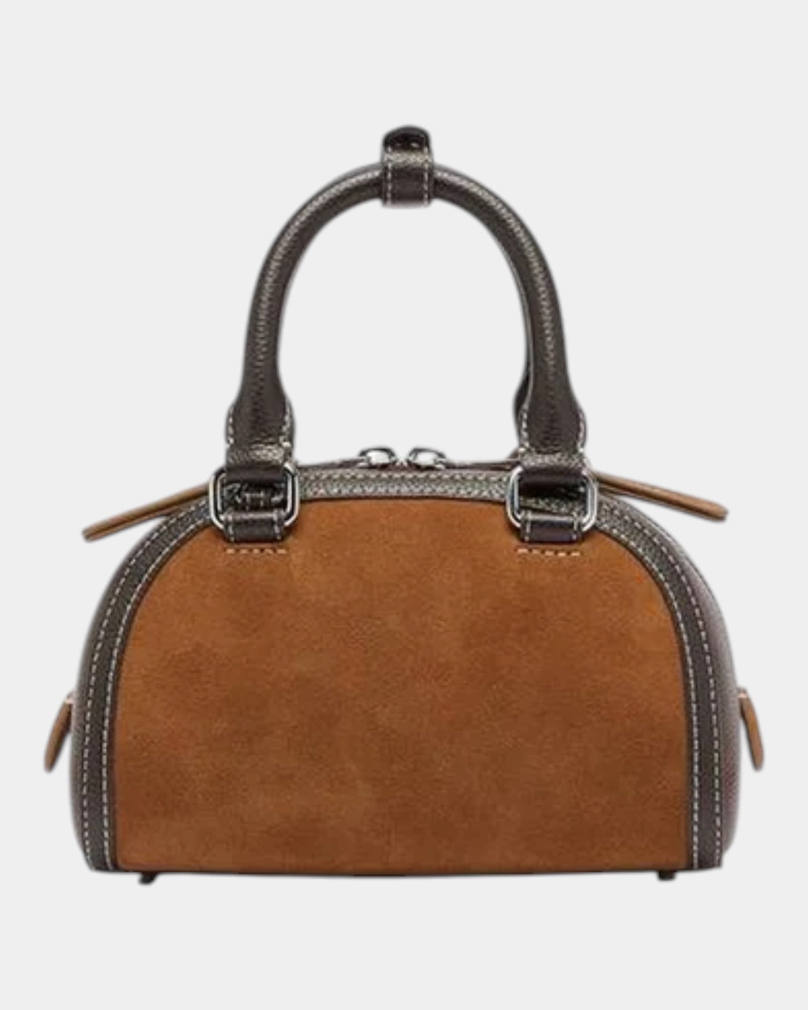 Diesel Mini Borsa 1DR Dome Crossbody Marrone