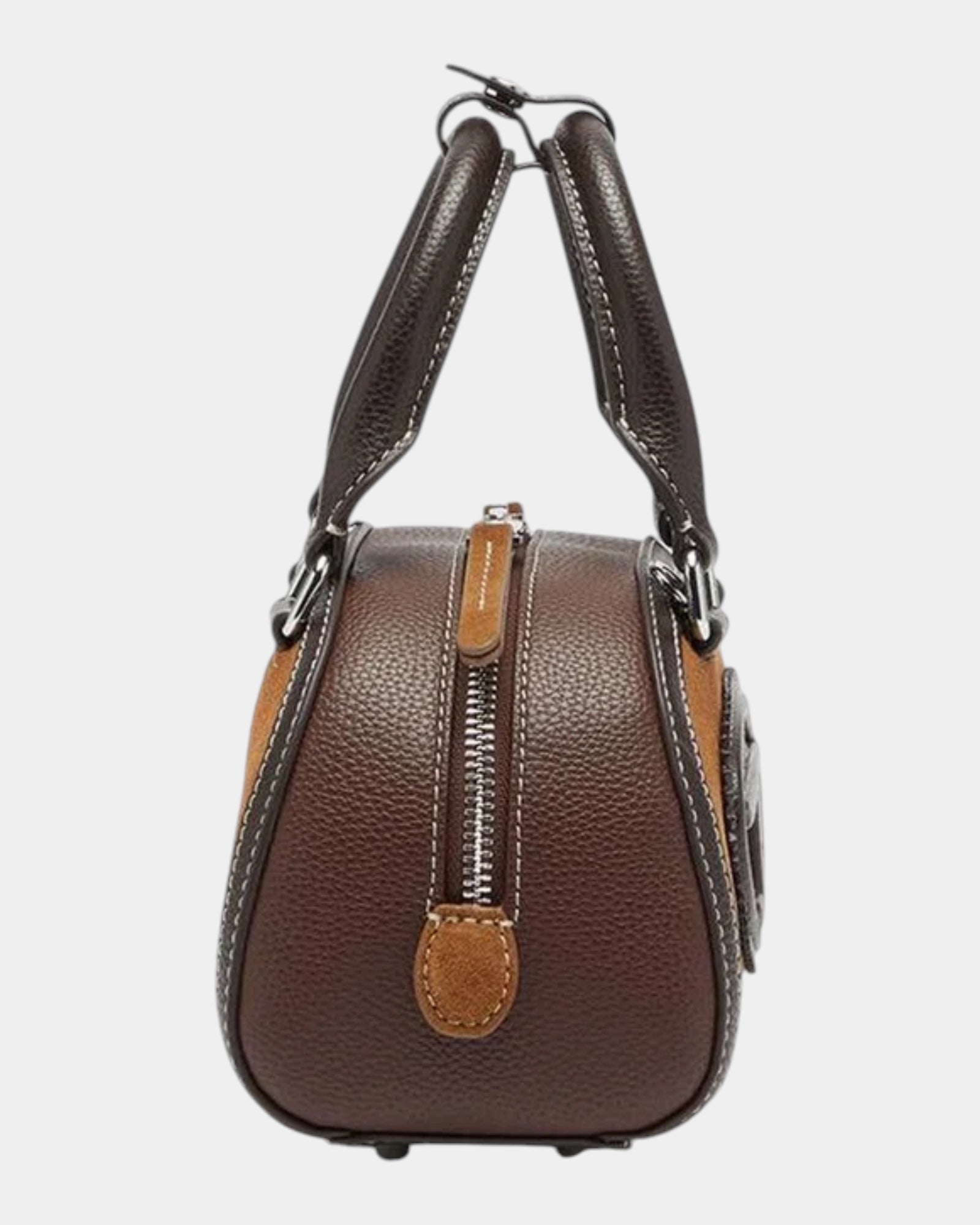 Diesel Mini Borsa 1DR Dome Crossbody Marrone